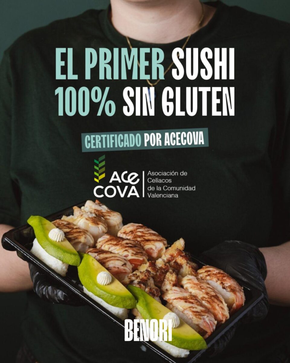 Benori, primer sushi 100% sin gluten en Valencia