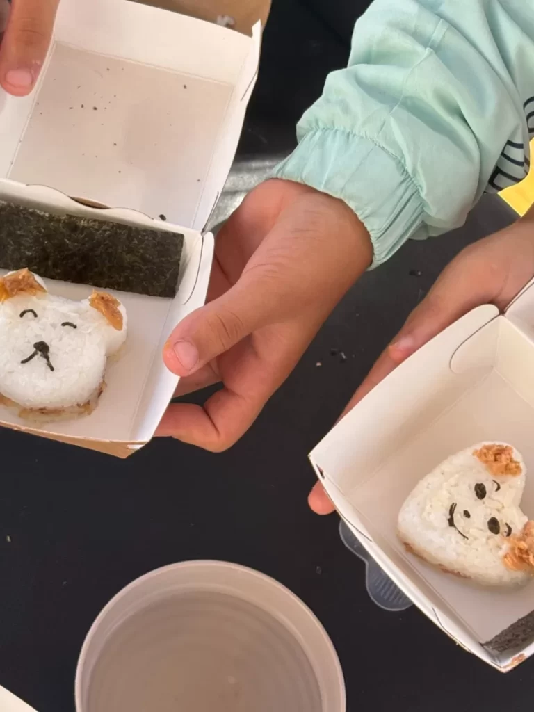 taller de sushi para niños